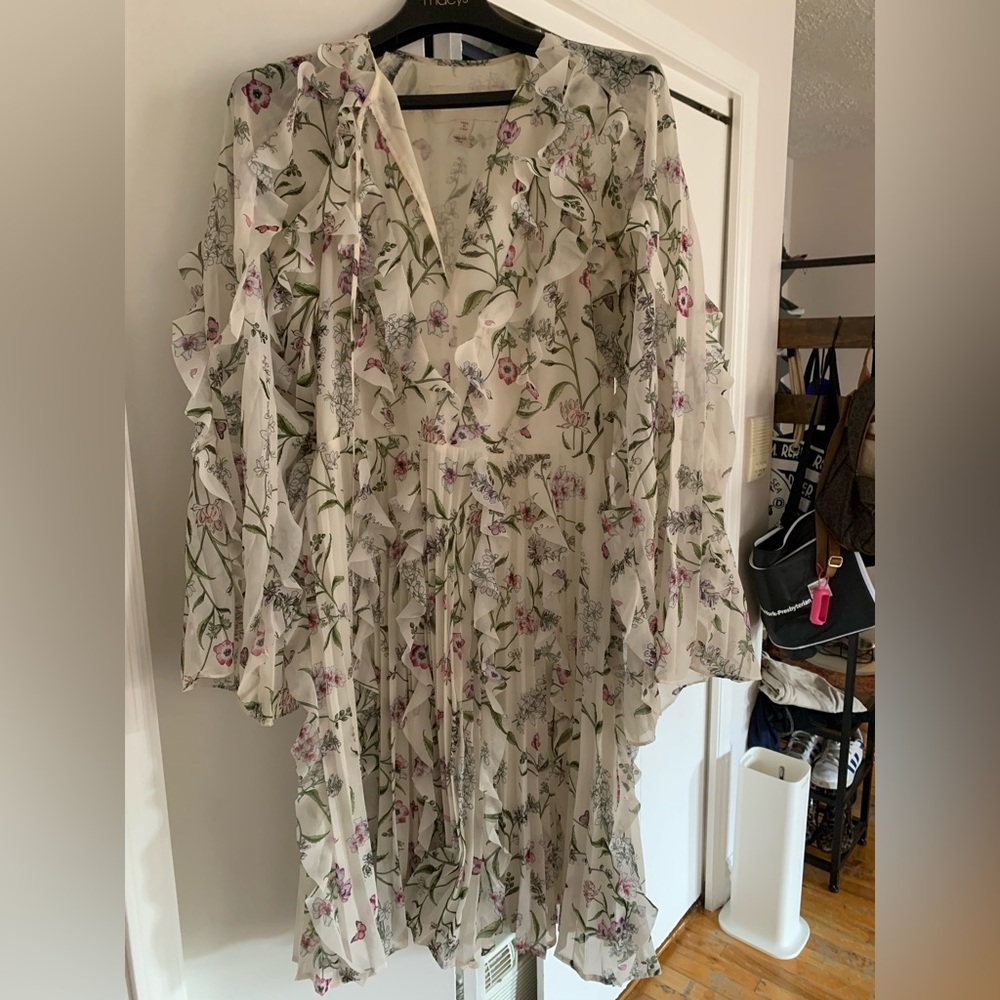 Floral Ruffle Maxi Dress